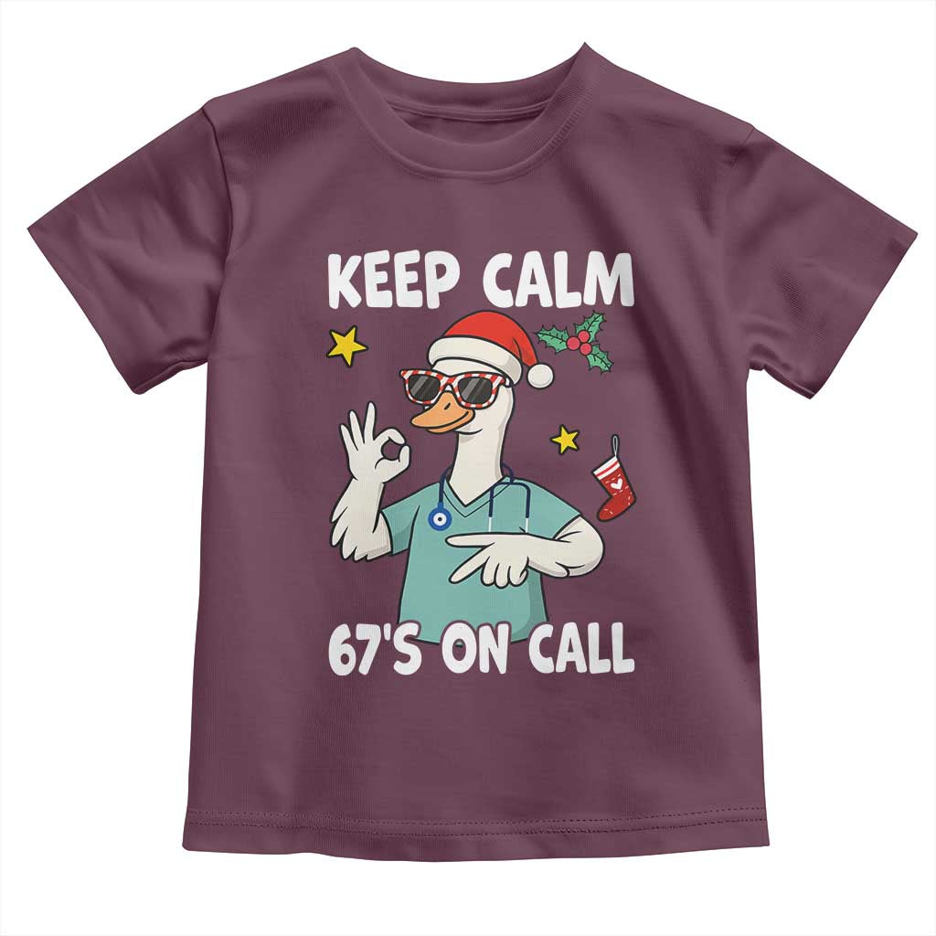 67 Six Seven Goose Nurse Christmas Meme Toddler T Shirt - Wonder Print Shop