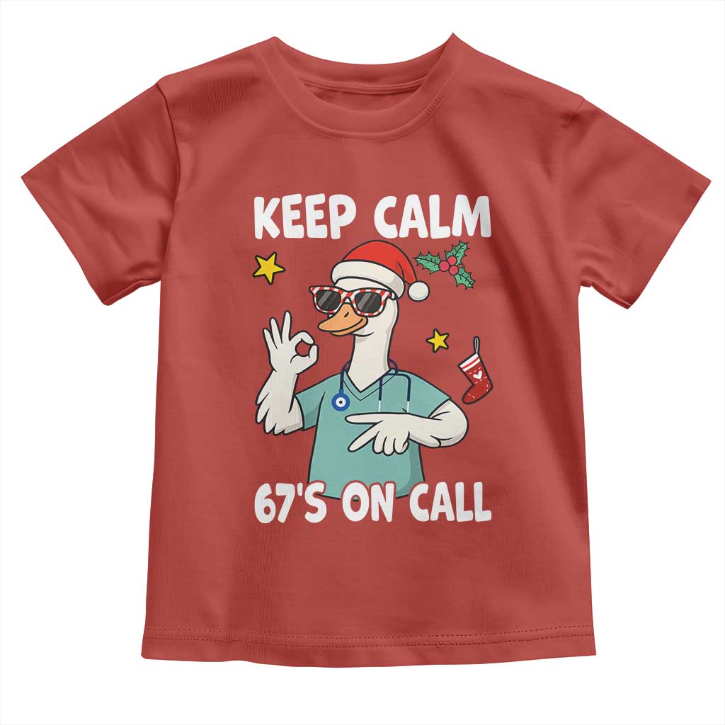 67 Six Seven Goose Nurse Christmas Meme Toddler T Shirt - Wonder Print Shop