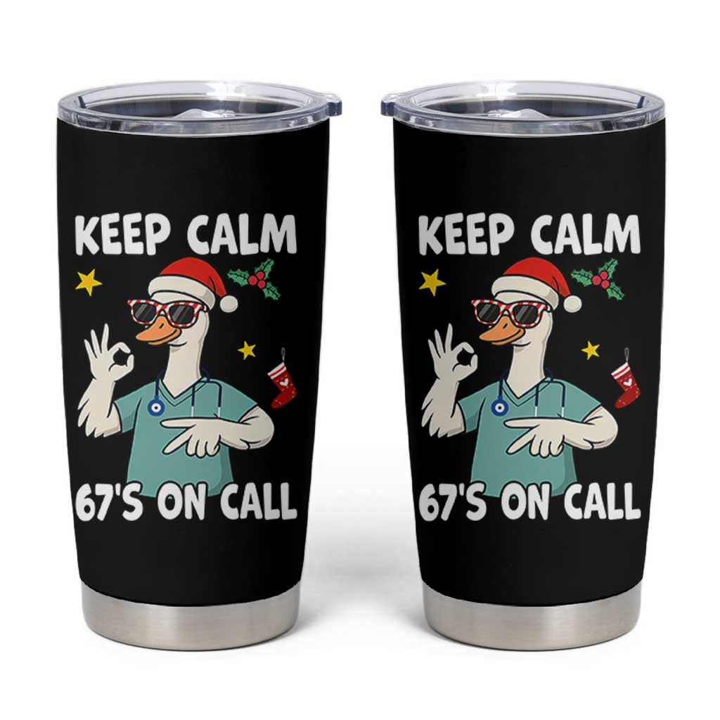 67 Six Seven Goose Nurse Christmas Meme Tumbler Cup - Wonder Print Shop