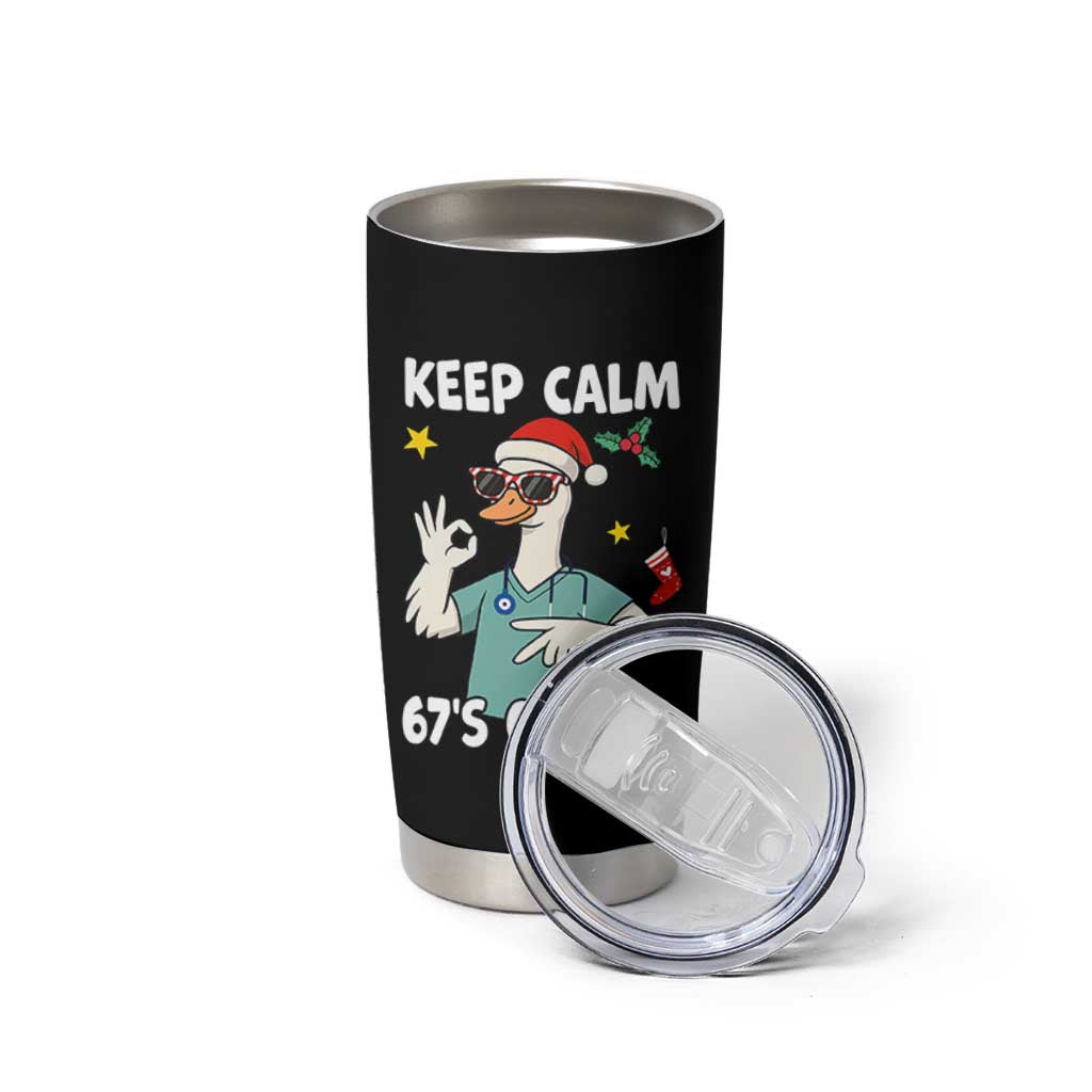 67 Six Seven Goose Nurse Christmas Meme Tumbler Cup - Wonder Print Shop