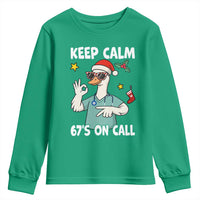 67 Six Seven Goose Nurse Christmas Meme Youth Sweatshirt - Wonder Print Shop