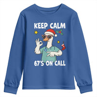 67 Six Seven Goose Nurse Christmas Meme Youth Sweatshirt - Wonder Print Shop