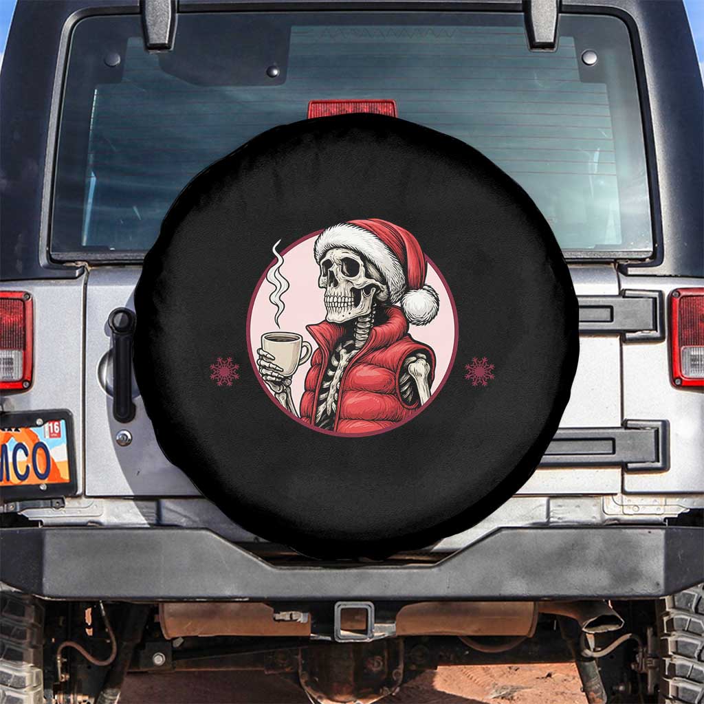 Funny Skeleton Christmas Spare Tire Cover Ho Ho Hold Your Breath Radiolocy Dept - Wonder Print Shop