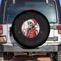 Funny Skeleton Christmas Spare Tire Cover Ho Ho Hold Your Breath Radiolocy Dept - Wonder Print Shop