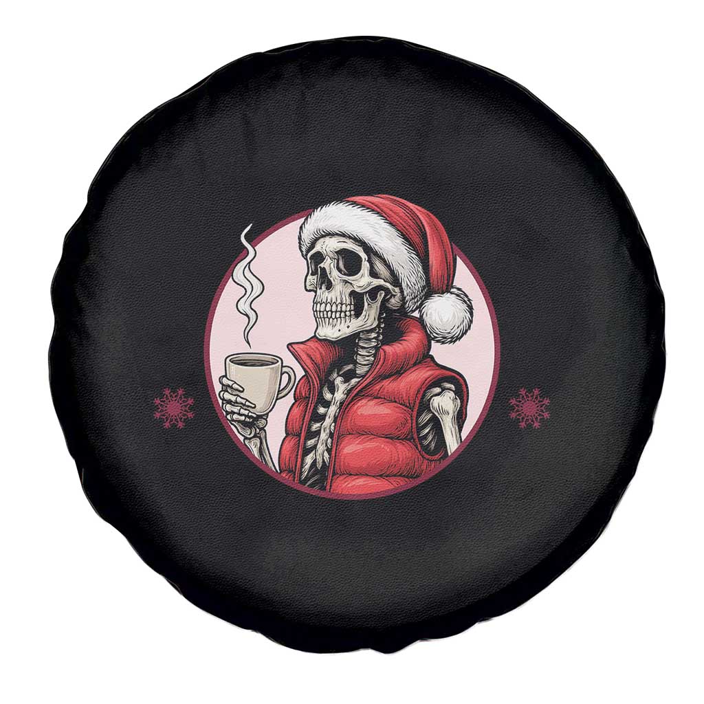 Funny Skeleton Christmas Spare Tire Cover Ho Ho Hold Your Breath Radiolocy Dept - Wonder Print Shop