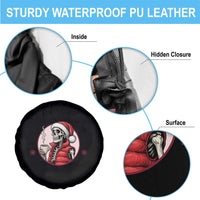 Funny Skeleton Christmas Spare Tire Cover Ho Ho Hold Your Breath Radiolocy Dept - Wonder Print Shop