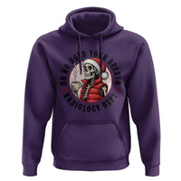 Funny Skeleton Christmas Hoodie Ho Ho Hold Your Breath Radiolocy Dept - Wonder Print Shop