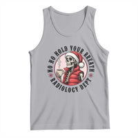 Funny Skeleton Christmas Tank Top Ho Ho Hold Your Breath Radiolocy Dept - Wonder Print Shop