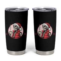 Funny Skeleton Christmas Tumbler Cup Ho Ho Hold Your Breath Radiolocy Dept - Wonder Print Shop
