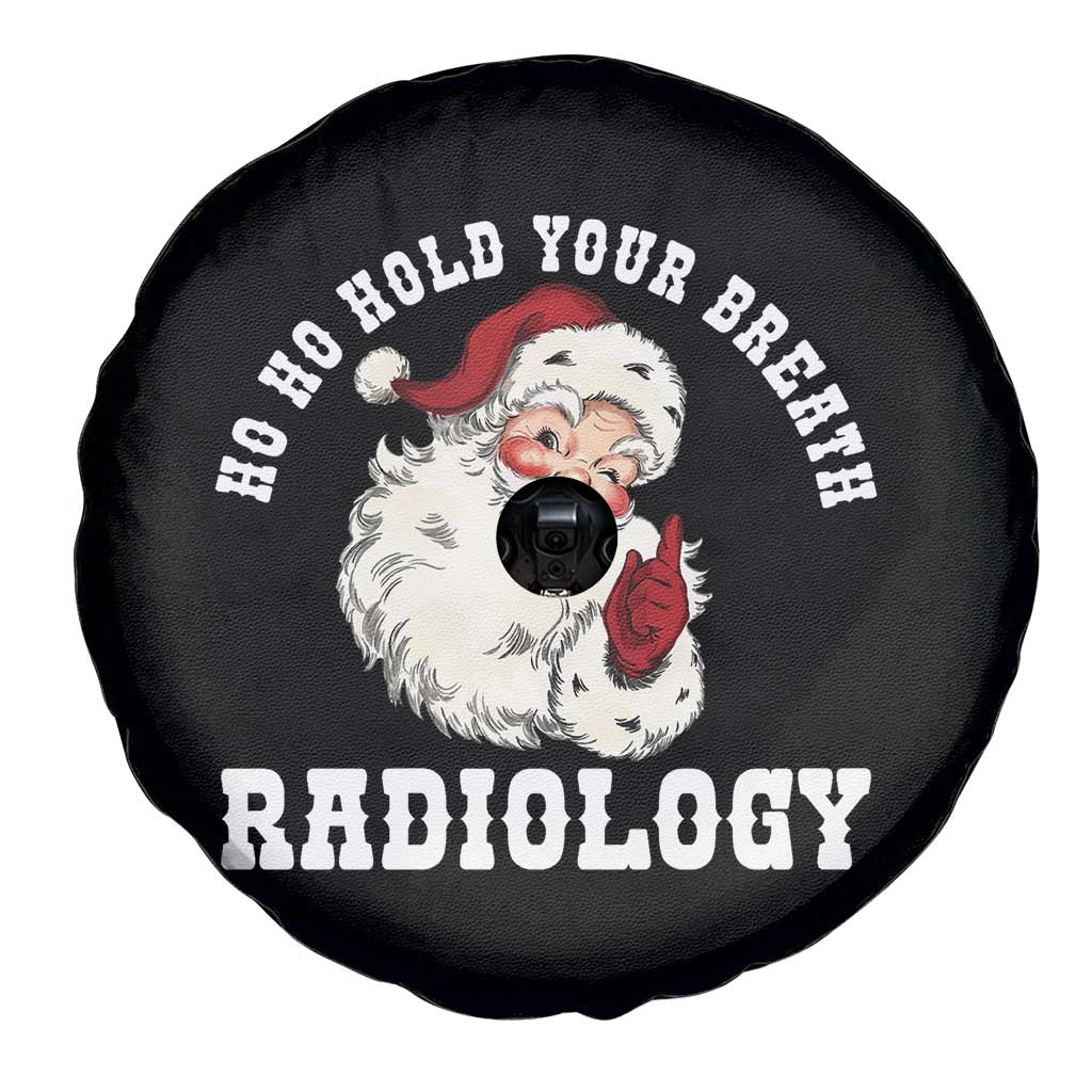 Funny Santa Christmas Spare Tire Cover Ho Ho Hold Your Breath Radiolocy Dept - Wonder Print Shop