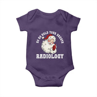 Funny Santa Christmas Baby Onesie Ho Ho Hold Your Breath Radiolocy Dept - Wonder Print Shop