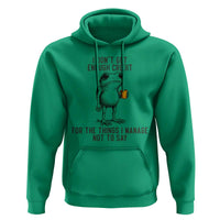 I Do Not Get Enough Credit For The Things I Manage Not To Say Hoodie Funny Frog Sarcastic Adult Humor - Wonder Print Shop