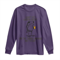 I Do Not Get Enough Credit For The Things I Manage Not To Say Long Sleeve Shirt Funny Frog Sarcastic Adult Humor - Wonder Print Shop