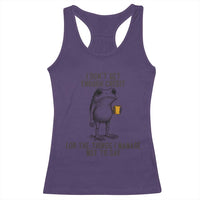 I Do Not Get Enough Credit For The Things I Manage Not To Say Racerback Tank Top Funny Frog Sarcastic Adult Humor - Wonder Print Shop