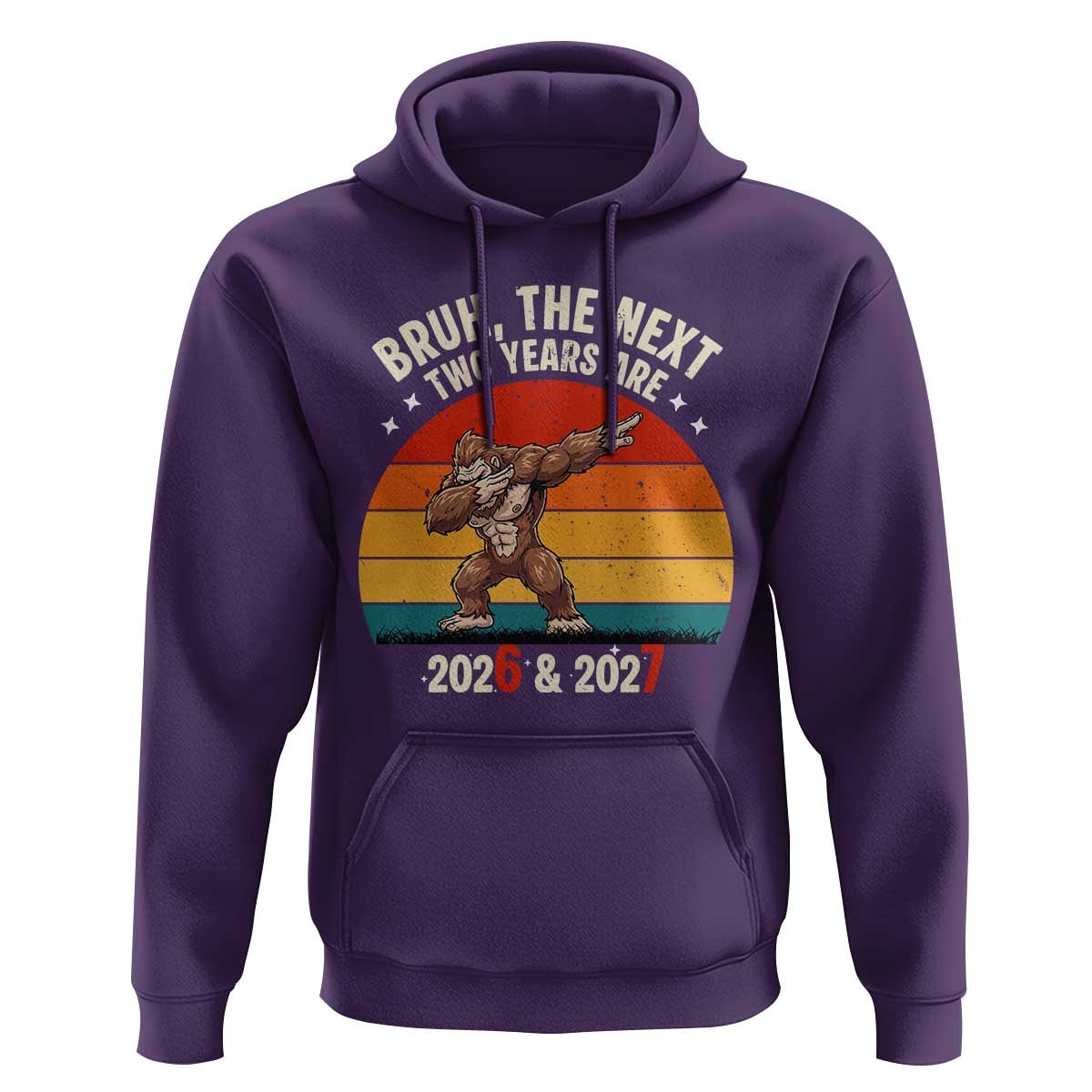 67 New Year Hoodie Funny Six Seven Bruh Bigfoot Meme - Wonder Print Shop