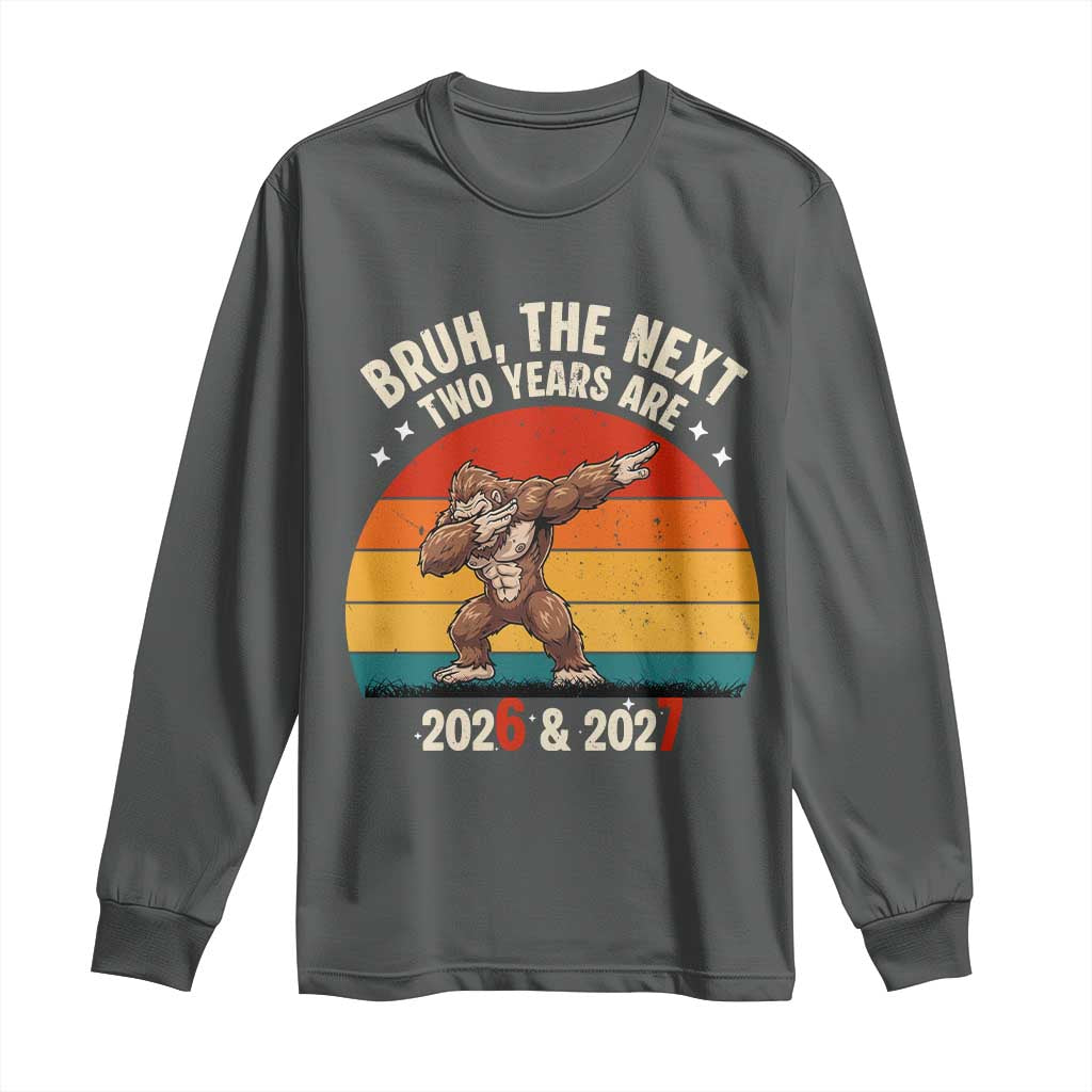 67 New Year Long Sleeve Shirt Funny Six Seven Bruh Bigfoot Meme - Wonder Print Shop
