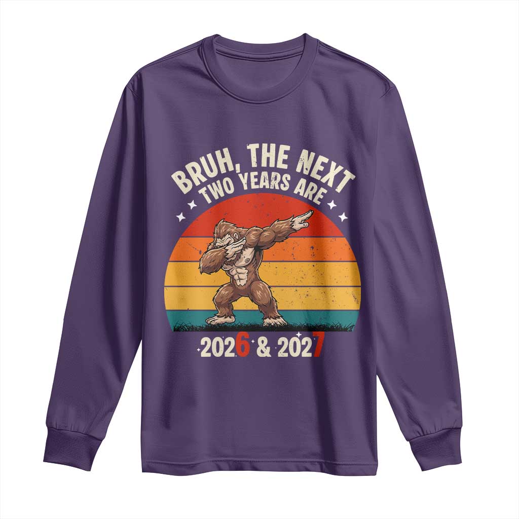 67 New Year Long Sleeve Shirt Funny Six Seven Bruh Bigfoot Meme - Wonder Print Shop