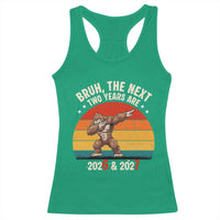 67 New Year Racerback Tank Top Funny Six Seven Bruh Bigfoot Meme - Wonder Print Shop