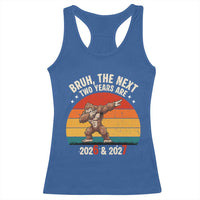 67 New Year Racerback Tank Top Funny Six Seven Bruh Bigfoot Meme - Wonder Print Shop