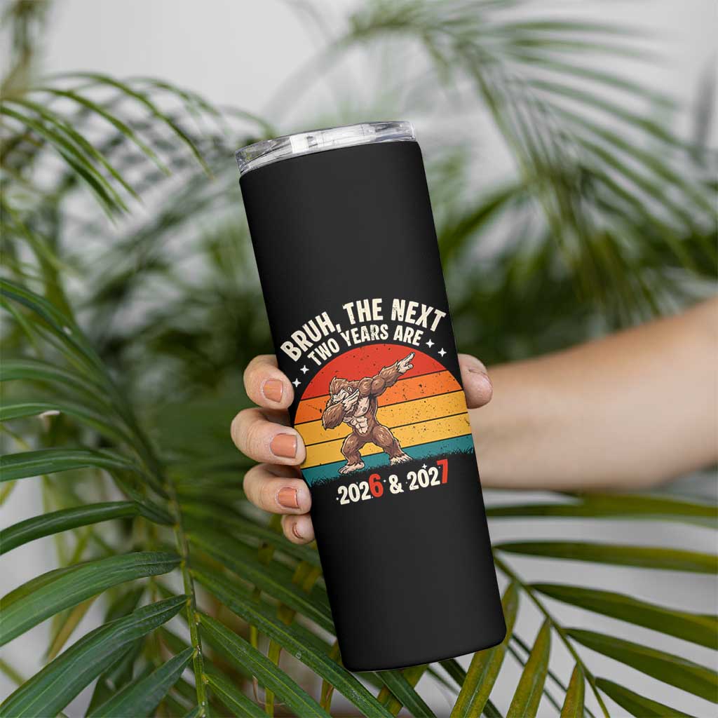 67 New Year Skinny Tumbler Funny Six Seven Bruh Bigfoot Meme - Wonder Print Shop