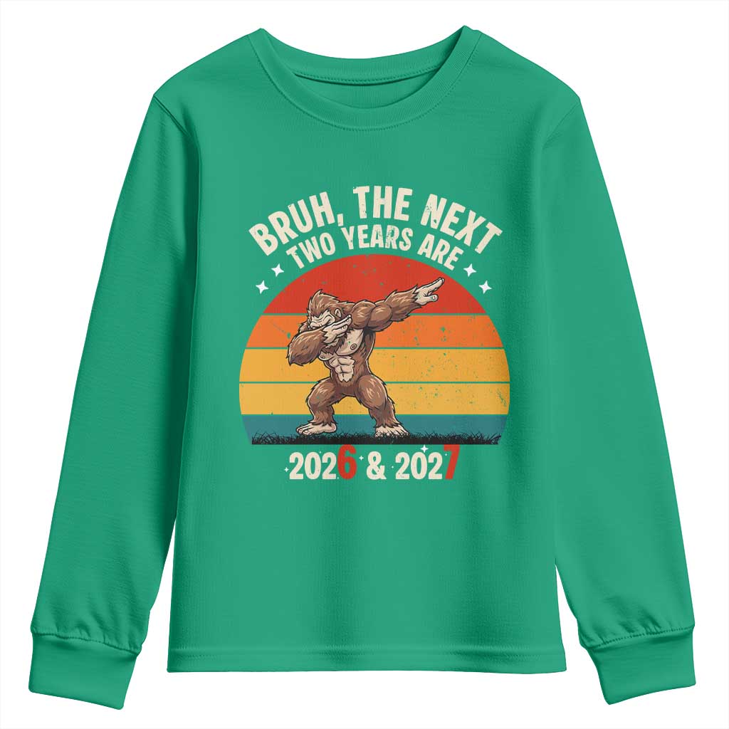 67 New Year Youth Sweatshirt Funny Six Seven Bruh Bigfoot Meme - Wonder Print Shop