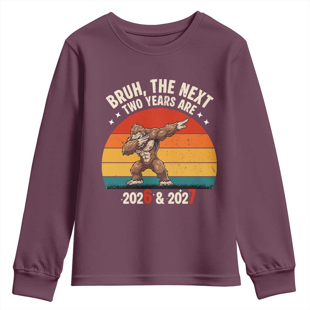 67 New Year Youth Sweatshirt Funny Six Seven Bruh Bigfoot Meme - Wonder Print Shop