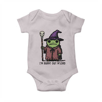 I Am Burnt Out M'lord Baby Onesie Funny Wizard Frog Meme - Wonder Print Shop