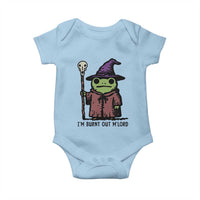I Am Burnt Out M'lord Baby Onesie Funny Wizard Frog Meme - Wonder Print Shop