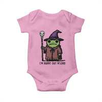 I Am Burnt Out M'lord Baby Onesie Funny Wizard Frog Meme - Wonder Print Shop
