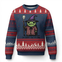 I Am Burnt Out M'lord Ugly Christmas Sweater Funny Wizard Frog Meme - Wonder Print Shop