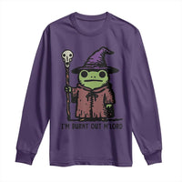 I Am Burnt Out M'lord Long Sleeve Shirt Funny Wizard Frog Meme - Wonder Print Shop