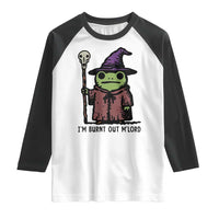 I Am Burnt Out M'lord Raglan Shirt Funny Wizard Frog Meme - Wonder Print Shop