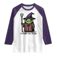 I Am Burnt Out M'lord Raglan Shirt Funny Wizard Frog Meme - Wonder Print Shop