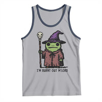 I Am Burnt Out M'lord Tank Top Funny Wizard Frog Meme - Wonder Print Shop