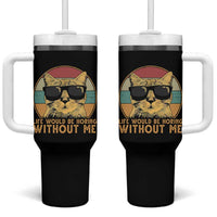 Admit It Life Would Be Boring Without Me Tumbler With Handle Funny Cat Saying - Wonder Print Shop