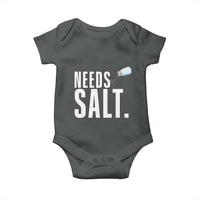 Needs Salt Baby Onesie Funny Cooking Baking Foodie - Wonder Print Shop