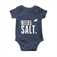 Needs Salt Baby Onesie Funny Cooking Baking Foodie - Wonder Print Shop