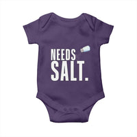 Needs Salt Baby Onesie Funny Cooking Baking Foodie - Wonder Print Shop