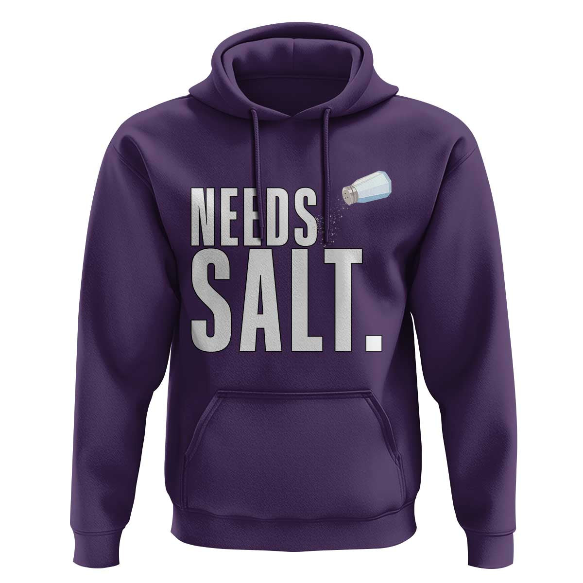 Needs Salt Hoodie Funny Cooking Baking Foodie - Wonder Print Shop
