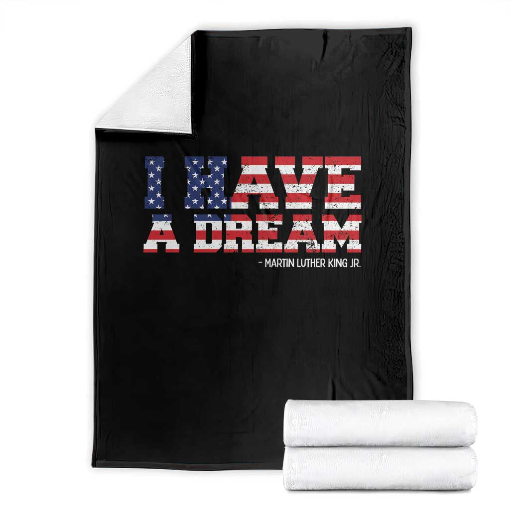 Martin Luther King Jr Throw Blanket Black History African American - Wonder Print Shop