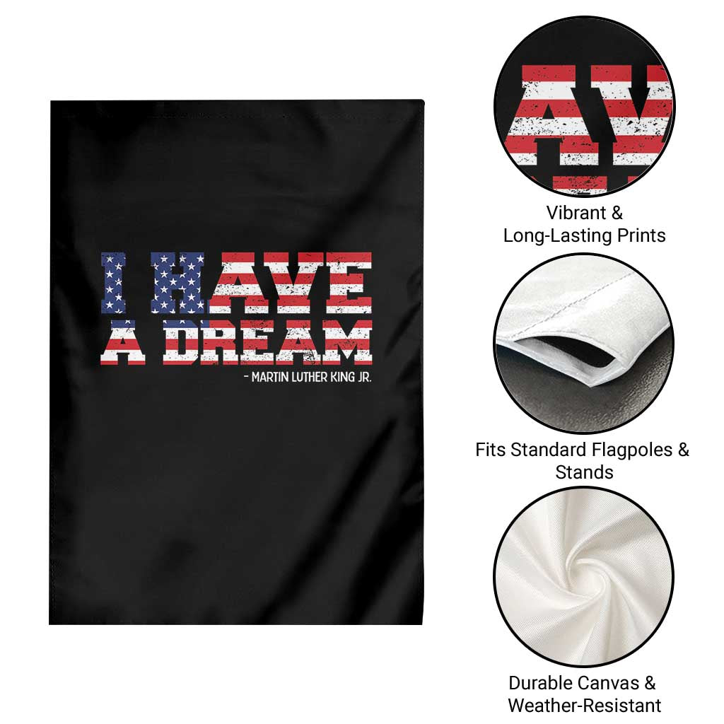 Martin Luther King Jr Garden Flag Black History African American - Wonder Print Shop