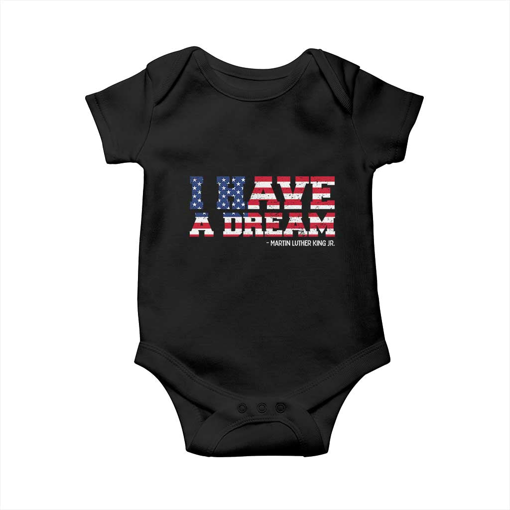 Martin Luther King Jr Baby Onesie Black History African American - Wonder Print Shop