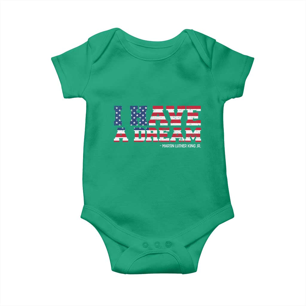 Martin Luther King Jr Baby Onesie Black History African American - Wonder Print Shop