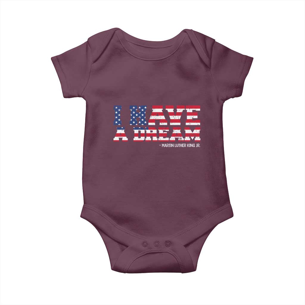 Martin Luther King Jr Baby Onesie Black History African American - Wonder Print Shop
