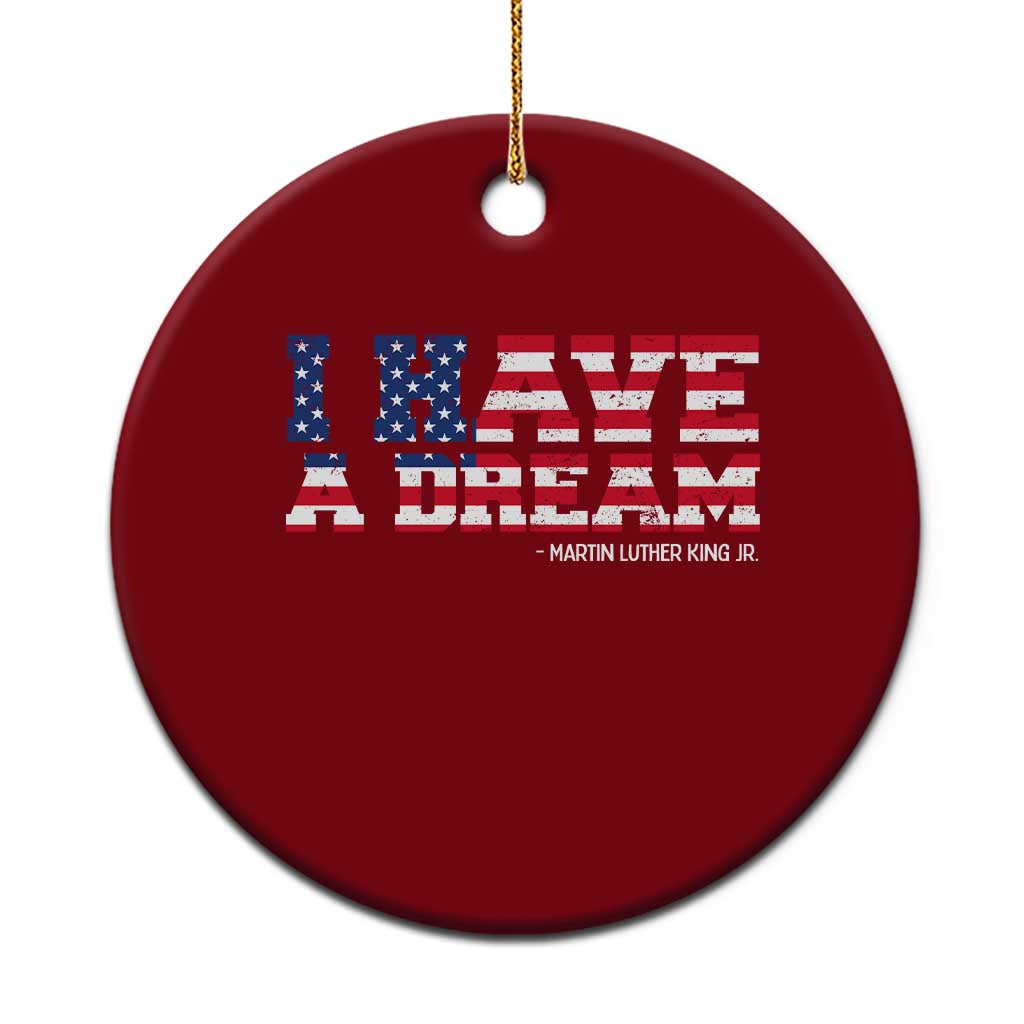 Martin Luther King Jr Ceramic Ornament Black History African American - Wonder Print Shop