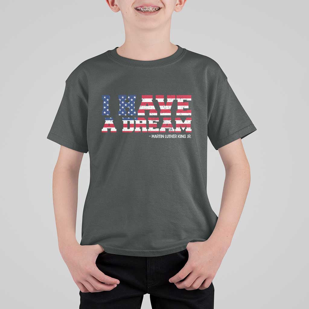 Martin Luther King Jr T Shirt For Kid Black History African American - Wonder Print Shop