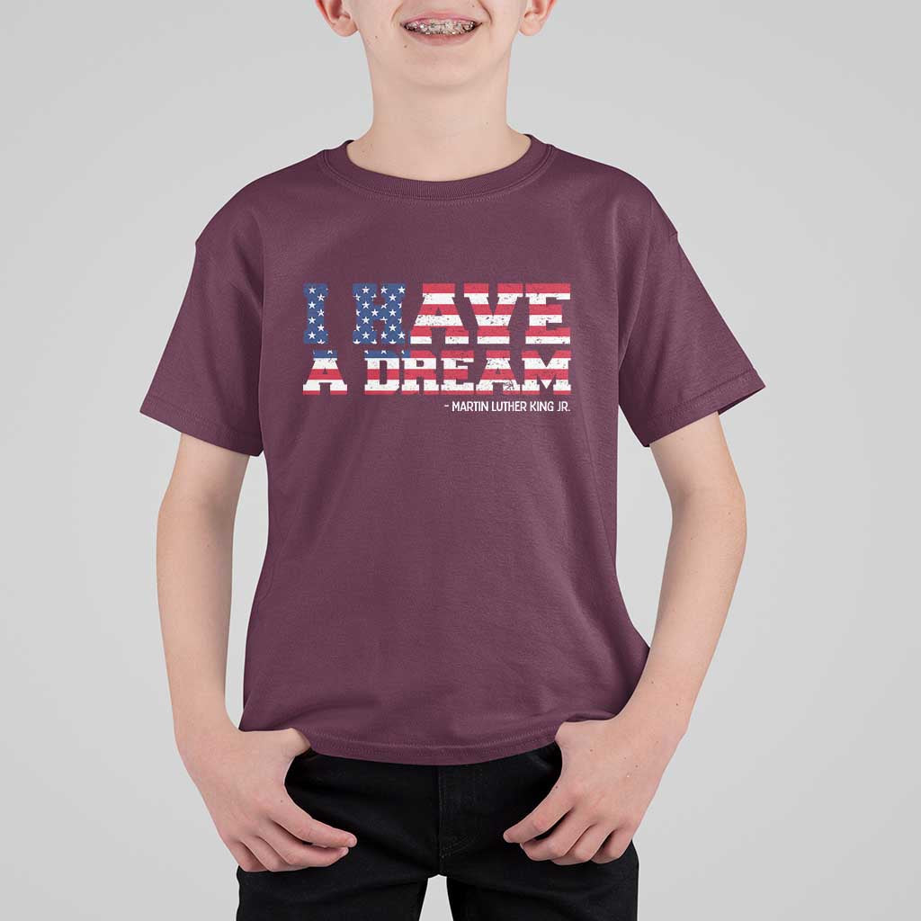 Martin Luther King Jr T Shirt For Kid Black History African American - Wonder Print Shop