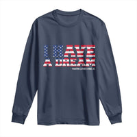 Martin Luther King Jr Long Sleeve Shirt Black History African American - Wonder Print Shop
