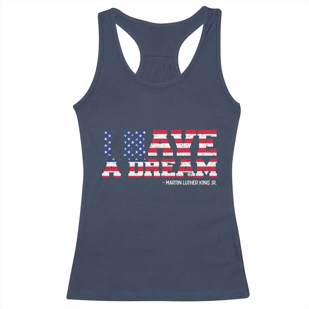 Martin Luther King Jr Racerback Tank Top Black History African American - Wonder Print Shop