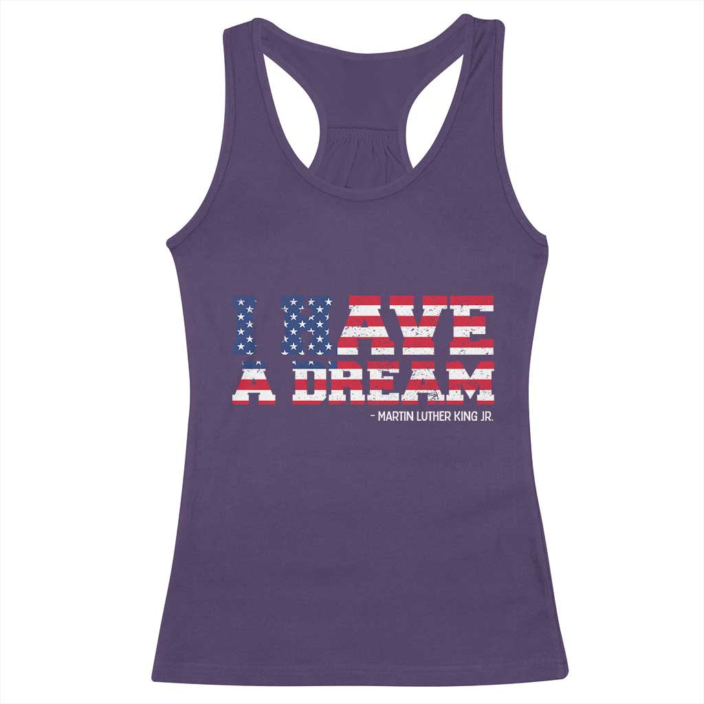 Martin Luther King Jr Racerback Tank Top Black History African American - Wonder Print Shop